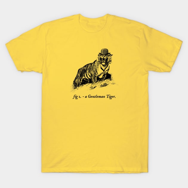 A Gentleman Tiger T-Shirt by EightUnder